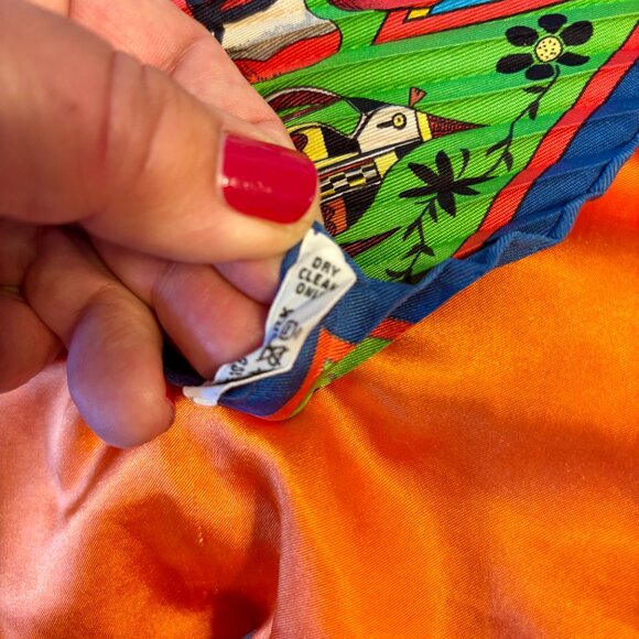 Hermes Plisse Kachina Scarf - Picture 9 of 13